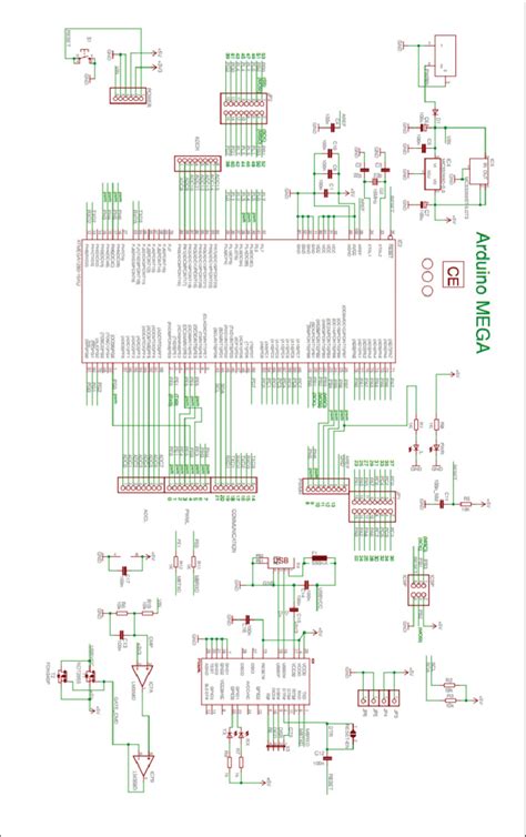 arduino mega 2560 schematic|Ultimate Guide to Arduino Mega 2560 Pinout, Specs & Schematic.